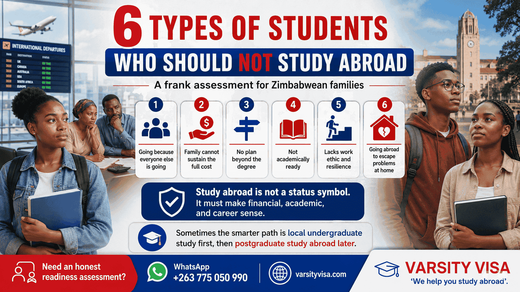 6 types of students who should not study abroad yet