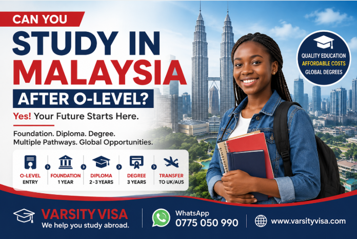Can Zimbabwean students study in Malaysia after O-Level?