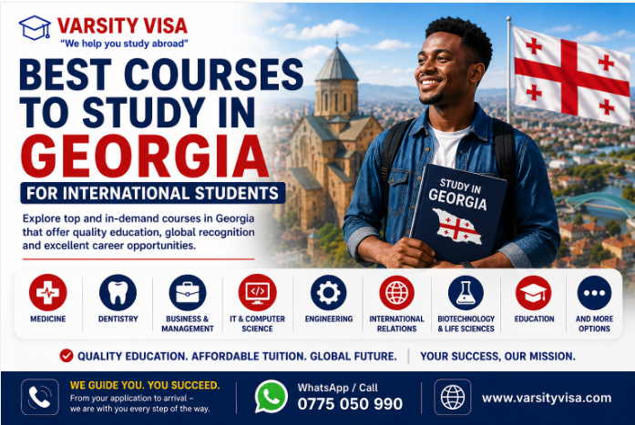 Best courses to study in Georgia for international students