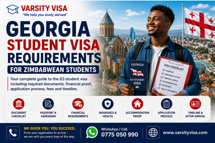 Georgia student visa requirements for Zimbabwean students