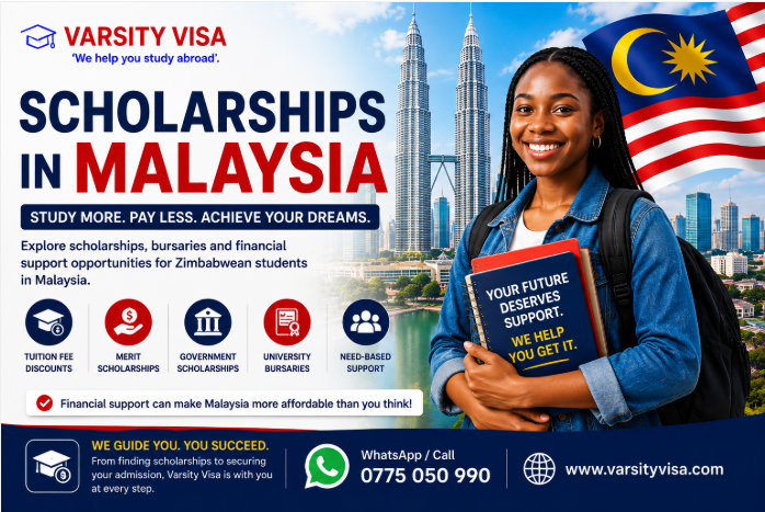 Scholarships in Malaysia for Zimbabwean students