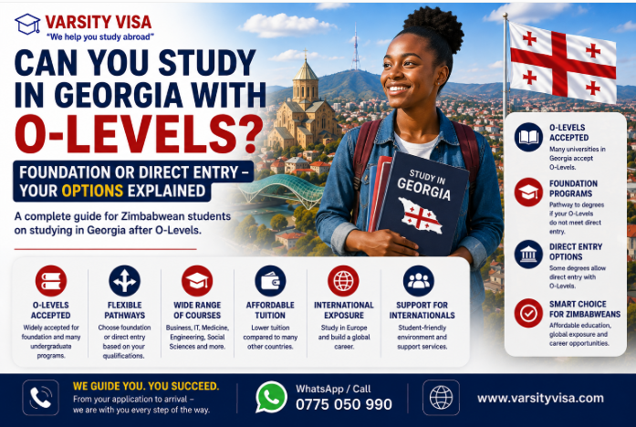 Can you study in Georgia with O-Levels?