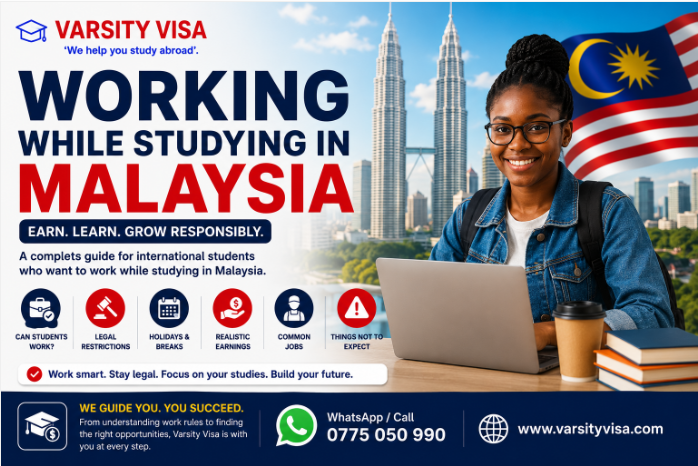 Working while studying in Malaysia for Zimbabwean and international students