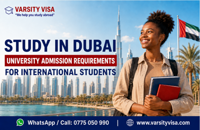 Study in Dubai university admission requirements for international students